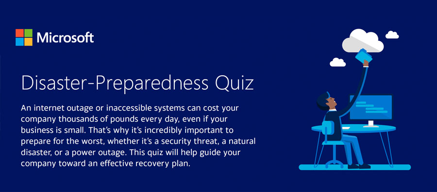 The One Point Microsoft disaster preparedness quiz