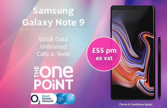 Samsung Galaxy Note 9 The One Point Offer Smartphone O2 Blog Post