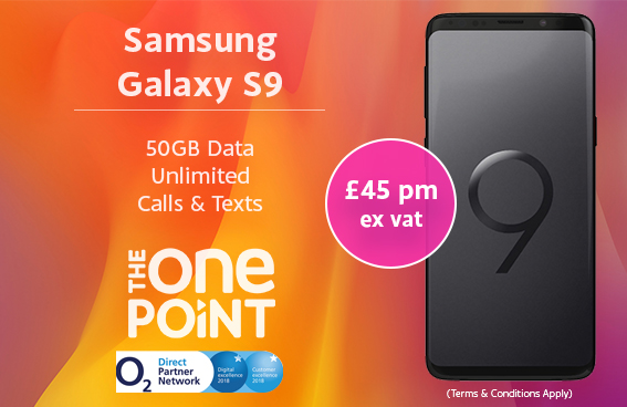 Samsung Galaxy S9 O2 The One Point Offer Advert