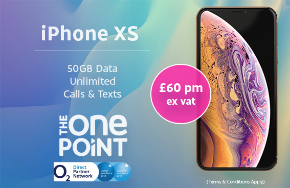 iPhone XS O2 The One Point Offer Advert