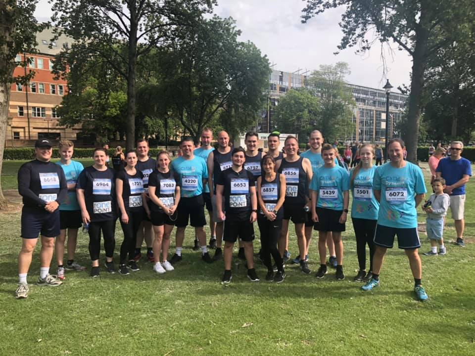 The One Point and IT@Spectrum take part in the Hull 10k in support of The One Point Foundation.