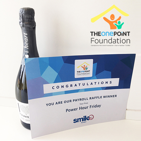 Prosecco and Power Hour Friday Certificate Payroll Raffle
