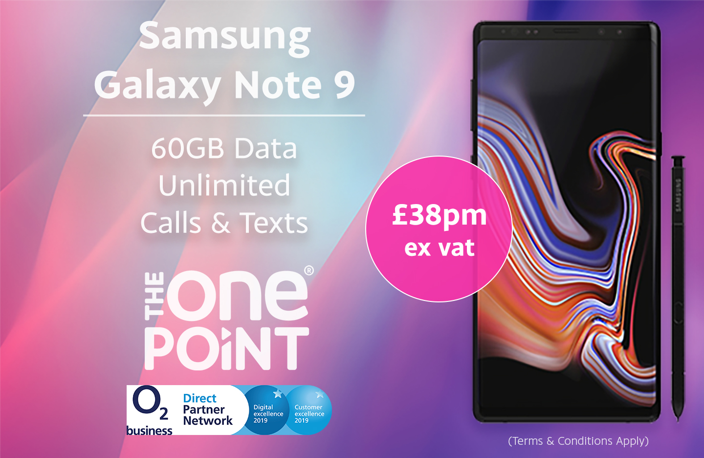 The One Point Samsung Galaxy Note 9 Offer 2019