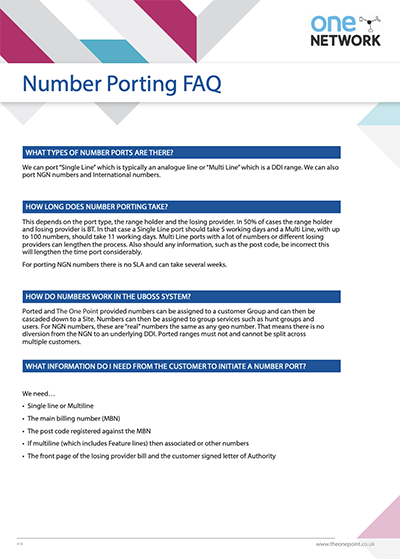 porting faq