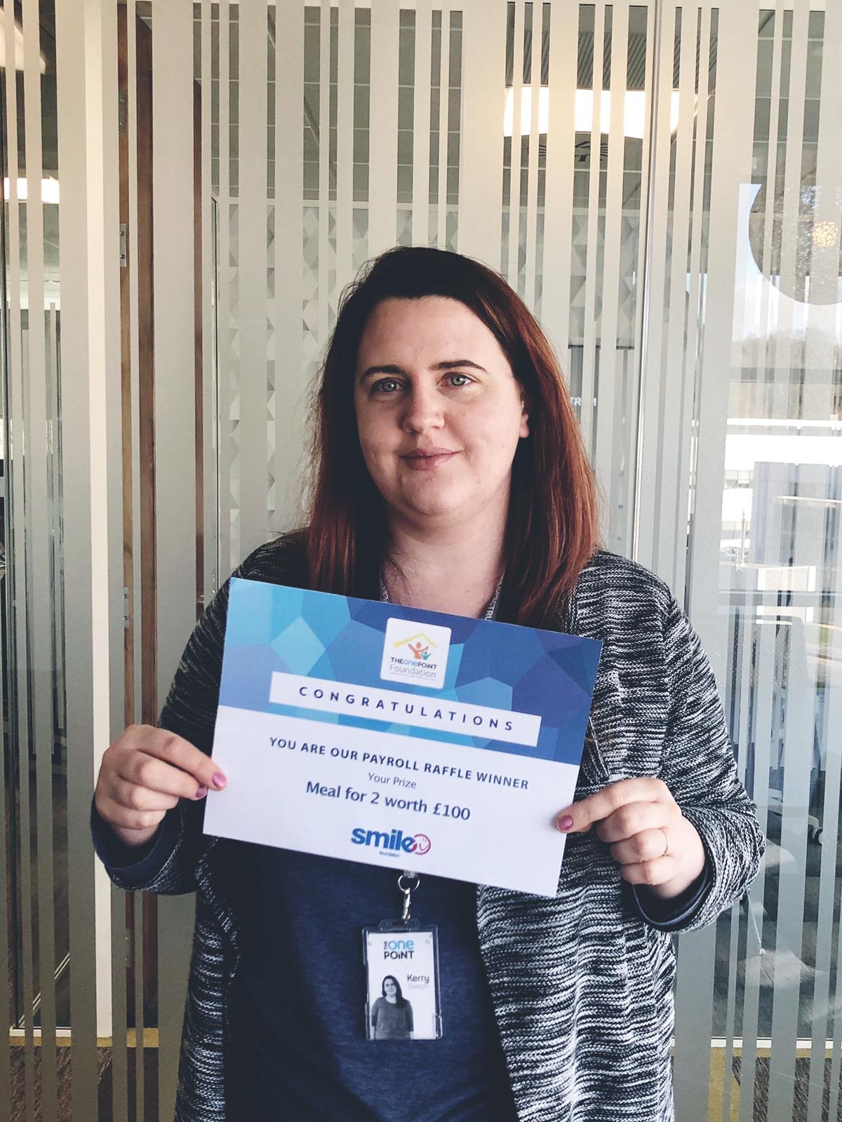 The One Point Marketing Executive Kerry Owston Wins The One Point Foundation Top Prize