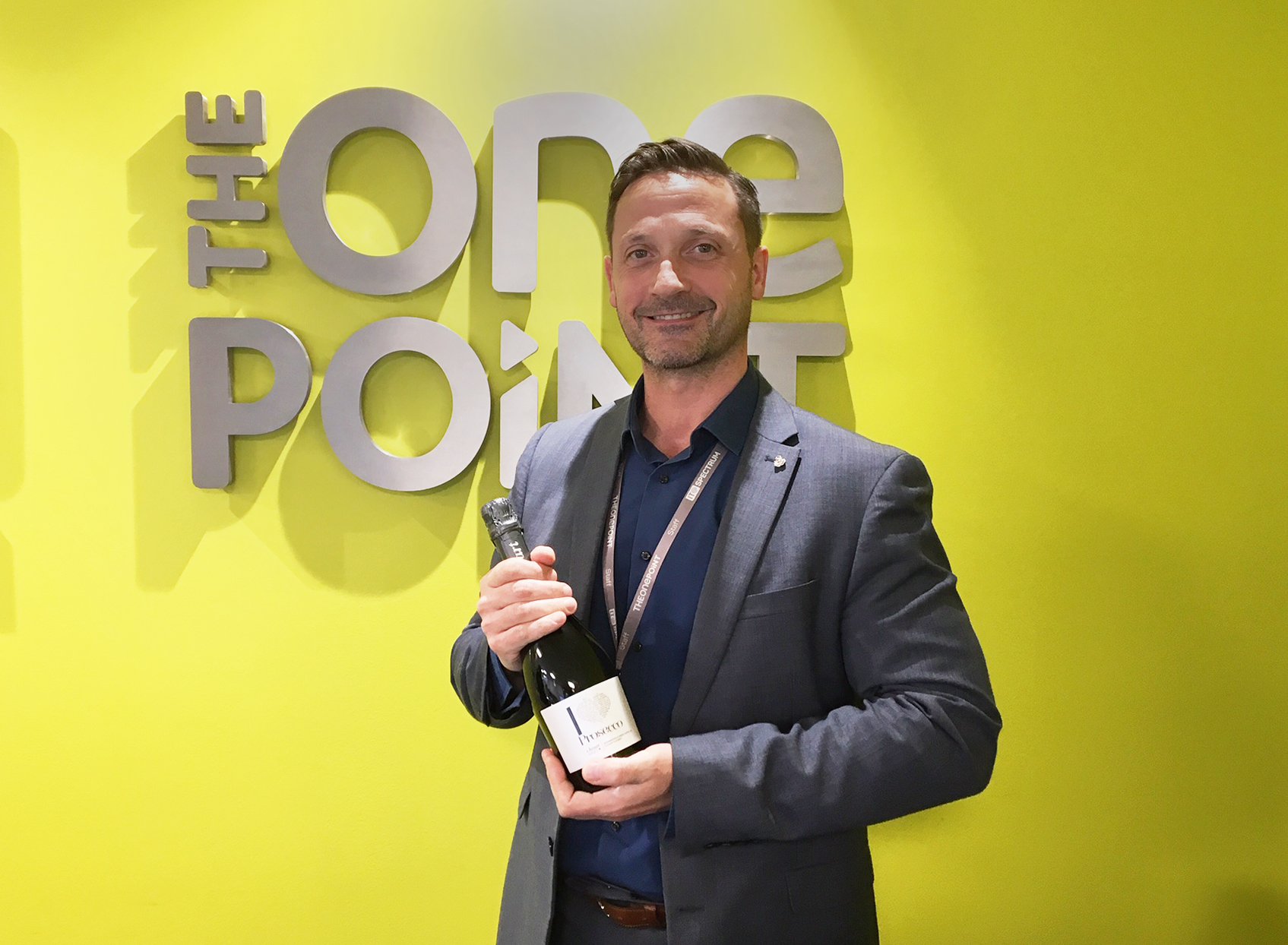 The One Point Foundation Payroll Raffle Winner Bryn Abbott
