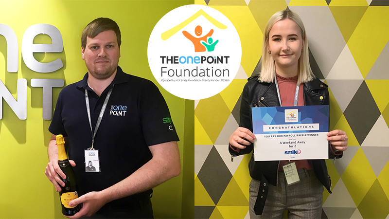The One Point Foundation April Payroll Raffle Winners