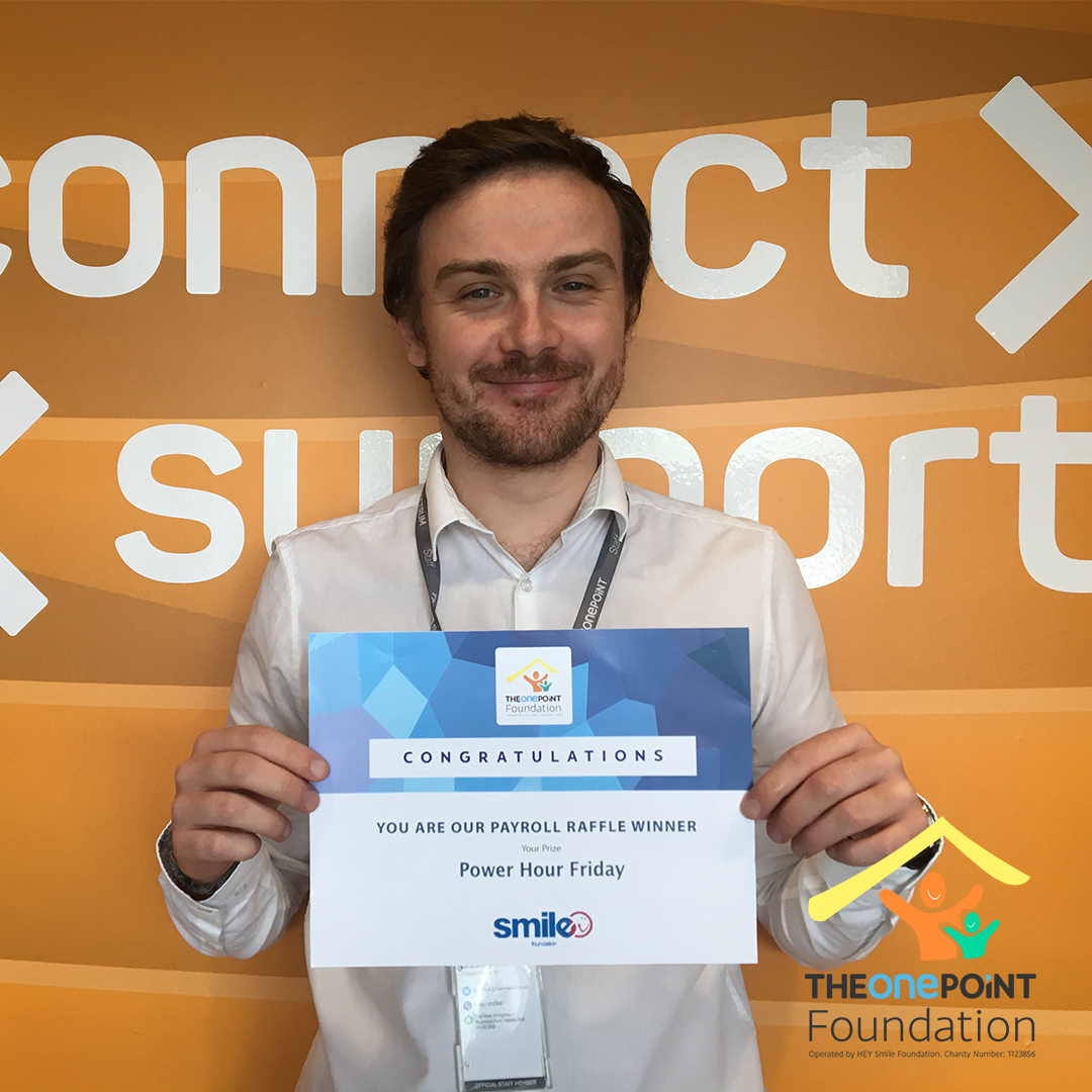 ICT Helpdesk Analyst Brad Guiness Payroll Raffle Winner June The One Point