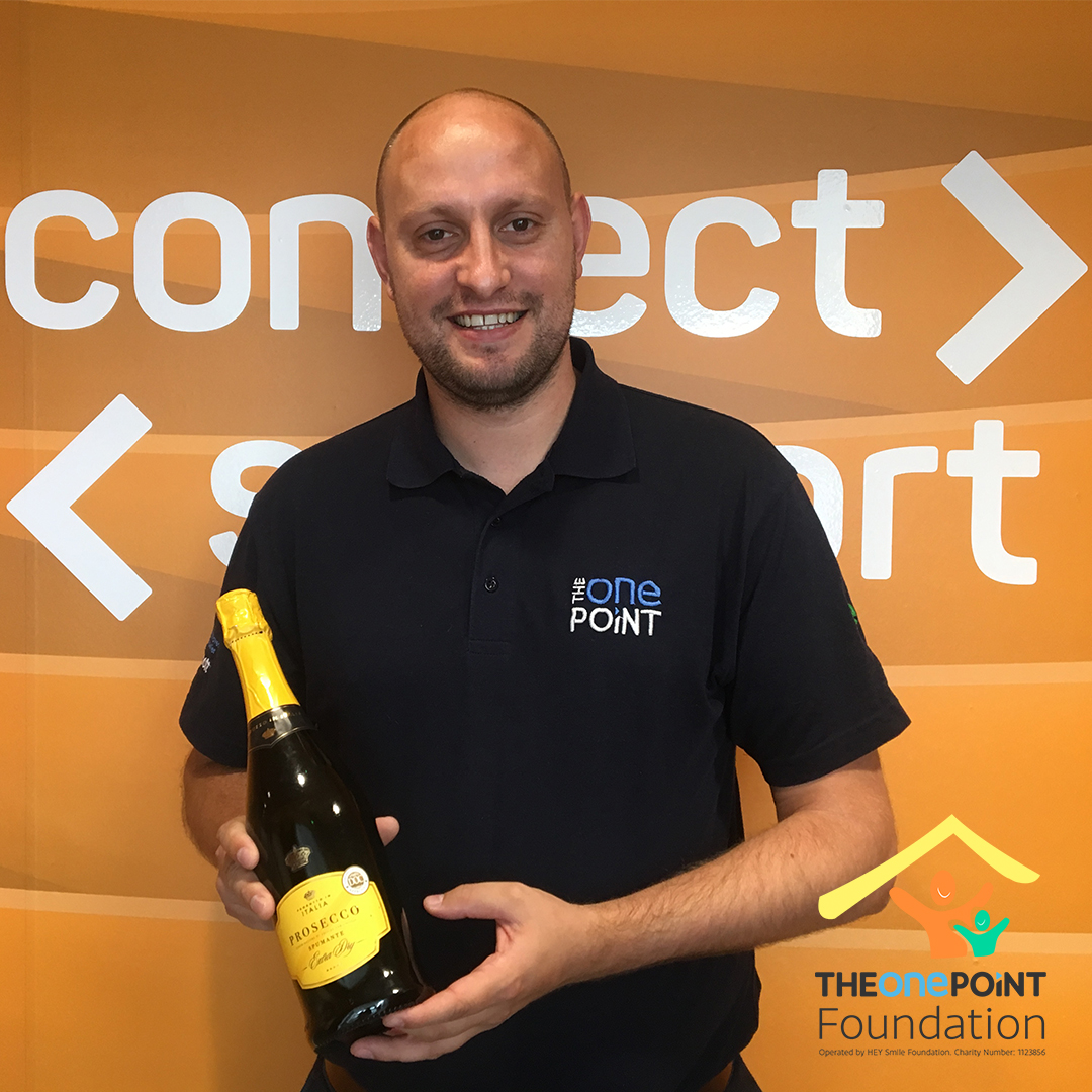 John Hooley Internal Account Manager Payroll Raffle Winner The One Point
