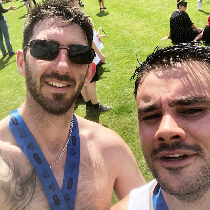 Danny Elliott runs Grimsby 10K for HHCP supported by The One Point Foundation