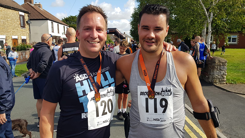 Martin and Danny complete the Broughton Burn - The One Point Blog Post