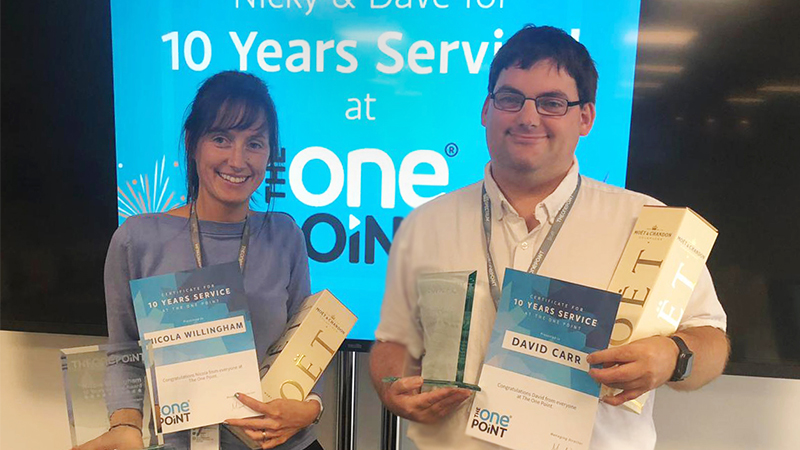 Nicky and Dave celebrate 10 years at TOP