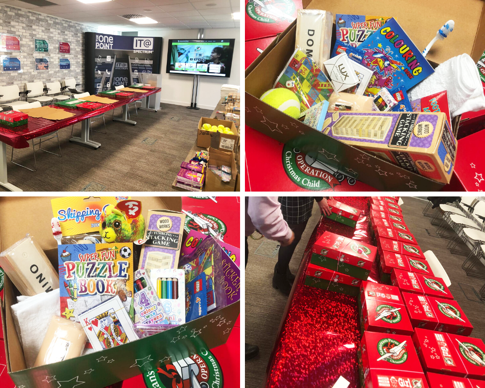 The One Point Samaritan's Purse Operation Christmas Child Shoebox Appeal