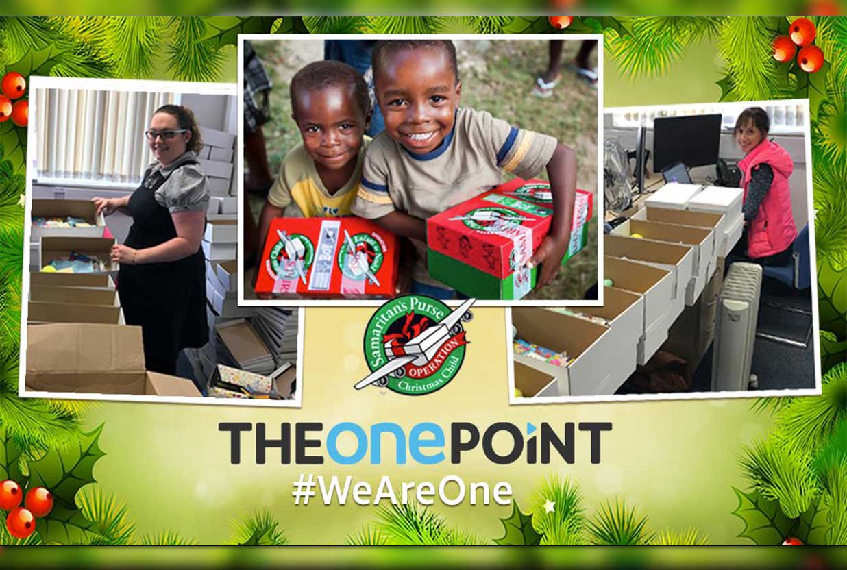 The One Point Samaritan's Purse Operation Christmas Child Shoebox Appeal 2016