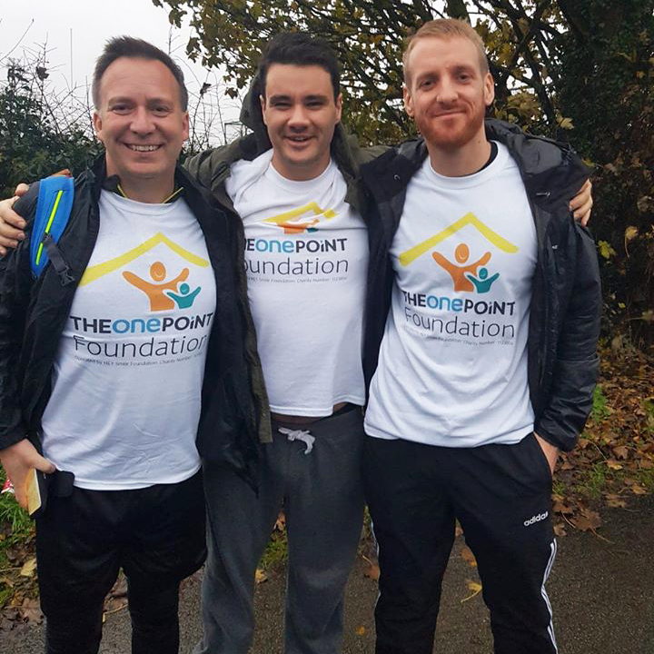 The One Point Hardwolds 80 Ultra-Marathon Team