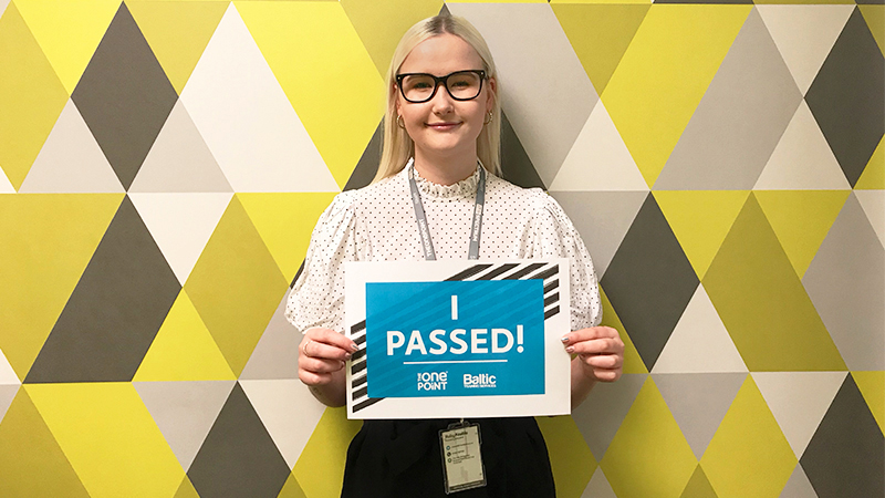 Ruby passes apprenticeship - The One Point